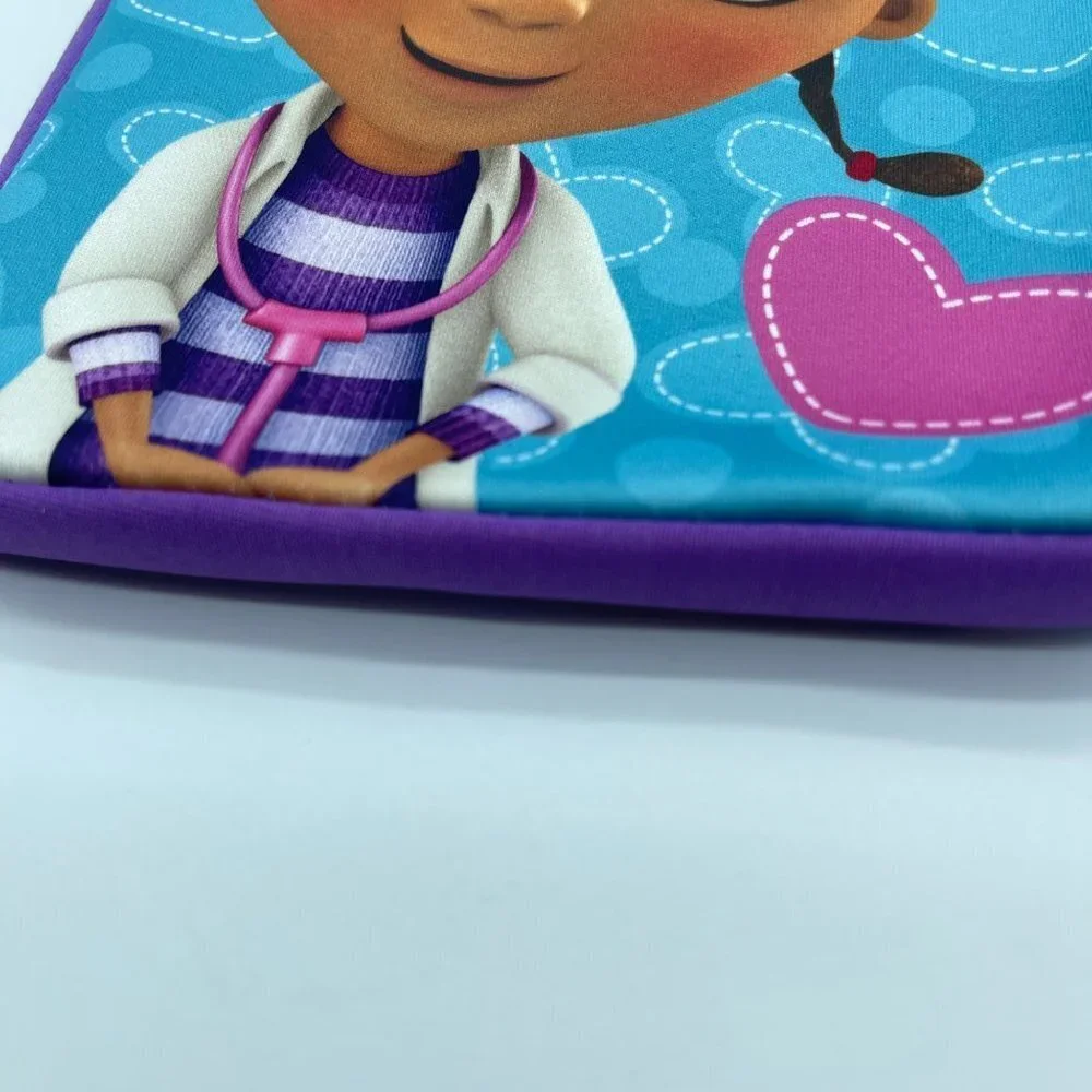 Disney Universal Tablet Sleeve Doc McStuffins 7in Purple Blue